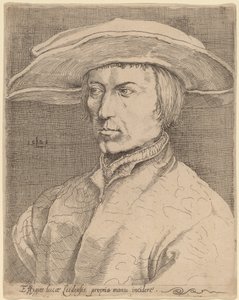 Self-Portrait by Style of Lucas van Leyden after Albrecht Dürer