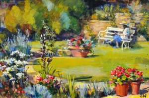 Reading in the Garden