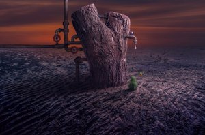 Drip of Life Desert by Sulaiman Almawash
