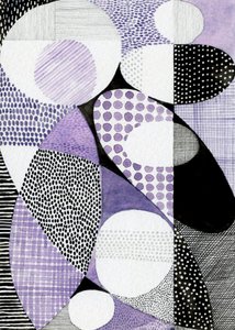 Abstract Geometric Lavender