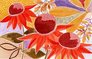 Colorful Autumn Blooms by Susan Black