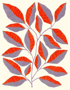 Modern Botanical Leaves by Susan Black