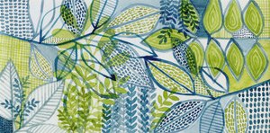 Serene Botanical Leaves by Susan Black