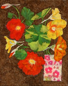 Vibrant Nasturtium Bouquet by Susan Black