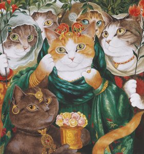 Illustration from Cats Galore! A Compendium of Cultured Cats