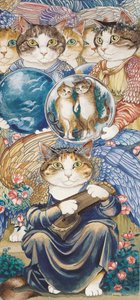 Illustration from Cats Galore! A Compendium of Cultured Cats