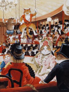 Illustration from Cats Galore! A Compendium of Cultured Cats