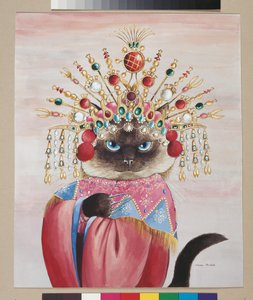 Illustration from Cats Galore! A Compendium of Cultured Cats