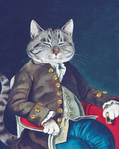Illustration from Cats Galore! A Compendium of Cultured Cats