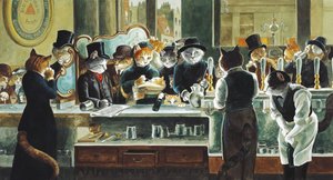 Illustration from Cats Galore! A Compendium of Cultured Cats
