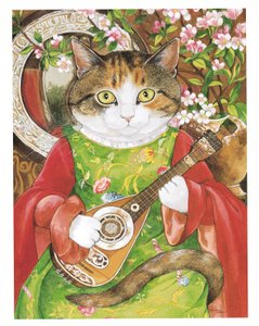Illustration from Pre-Raphaelite Cats