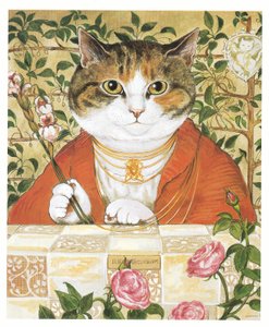 Illustration from Pre-Raphaelite Cats