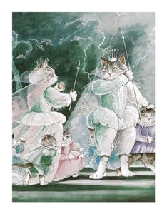 Illustration from Shakespeare Cats: Poster Book
