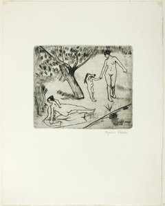 Women and Child at the Edge of the Water