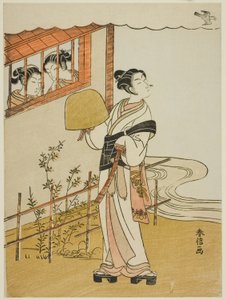 The Fourth Month, from the series "Popular Versions of Immortal Poets in Four Seasons" by Suzuki Harunobu