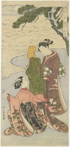 Autumn Moonlight of Matsukaze, c. 1767 by Suzuki Harunobu