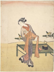 Beauty Cooling Off by Suzuki Harunobu