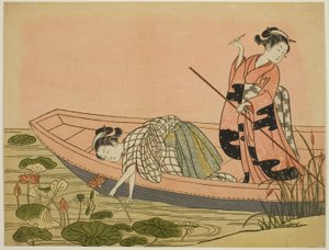 Gathering Lotus Flowers
