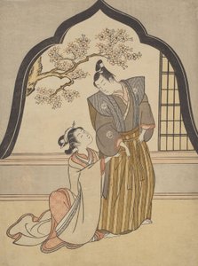 Lovers Dressing Beside a Window