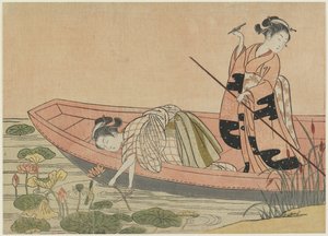 Mitate of Zhou Maoshu, after 1765 by Suzuki Harunobu