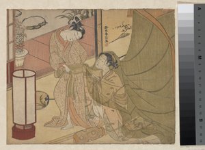 Reluctant Leave-taking by Suzuki Harunobu