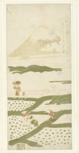 Rice Planters by Suzuki Harunobu