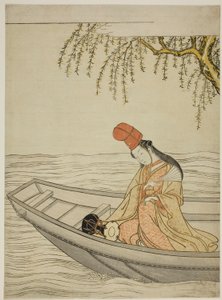 Shirabyoshi Dancer in Asazuma Boat