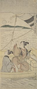 Takasago Harbor, ca. 1760 by Suzuki Harunobu