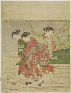 The Jewel River at Ide, from an Untitled Series of Six Jewel Rivers by Suzuki Harunobu