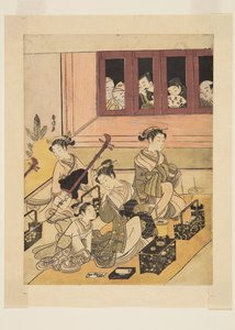 The Watchers and the Watched by Suzuki Harunobu
