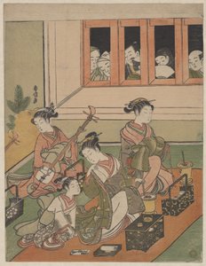 The Watchers and the Watched by Suzuki Harunobu