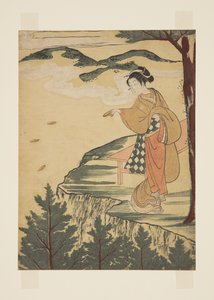 Throwing Clay Dishes by Suzuki Harunobu