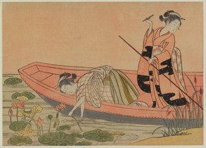 Visual Parody of Zhou Maoshu (later edition) by Suzuki Harunobu