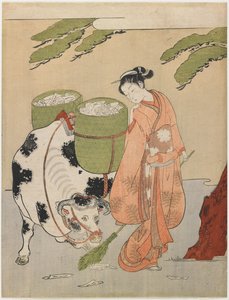 Visual Parody of an Oxherder by Suzuki Harunobu