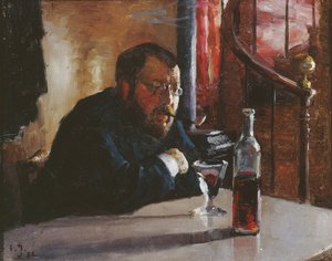 Portrait of Hans Jæger by Sven Jorgensen