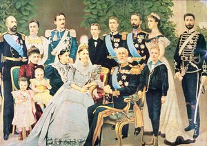 Oscar II and his family