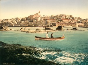 Harbour of Jaffa with the Town in the Background, c.1880-1900