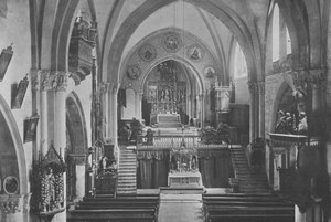 Interior of the Cathedral of Chur by Swiss Photographer