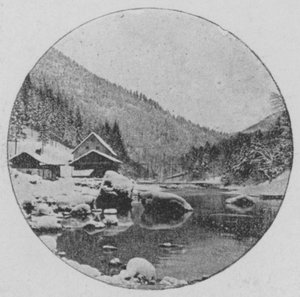 Winter Landscape at Les Brenets, Jura Neuchatelois