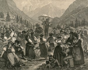 An Alpstubete by Swiss School