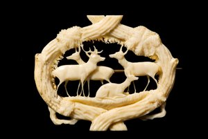 Brooch, 1840s by Swiss School
