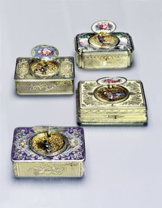 Collection of Singing-Bird Boxes by Swiss School