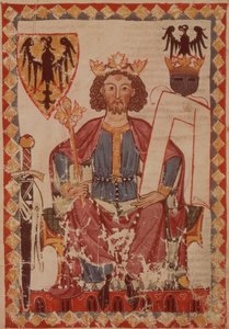 King Henry, Illustration from the Manesse Codex, a Collection of Courtly Love Songs, Probably from Zurich by Swiss School