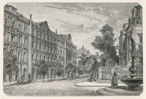 The Bahnhofstrasse (Railway Street), Zurich by Swiss School