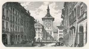 The Clock-Tower, Bern by Swiss School