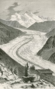 The Gorner Glacier and Monte Rosa by Swiss School