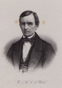 Wilhelm Martin Leberecht de Wette, German born Swiss theologian and biblical scholar