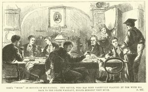 Illustration for Tom Brown at Oxford by Thomas Hughes by Sydney Prior (after) Hall