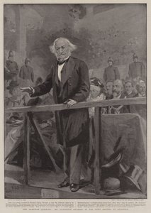 An Armenian Question, Mr Gladstone Speaking at the Town Meeting at Liverpool