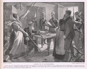 Arrest of an oath breaker by Sydney Prior Hall